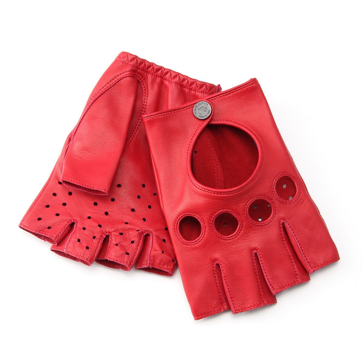 Amazon | アルタクラッセカプリガンティ 手袋 メンズ 本皮 半指 指貫